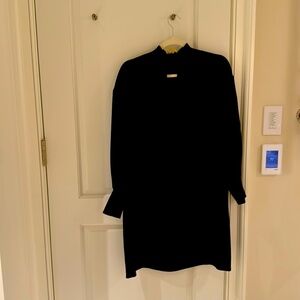 Vince leather cuff dress